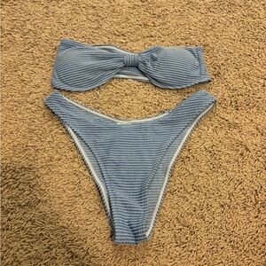 Strapless bikini set